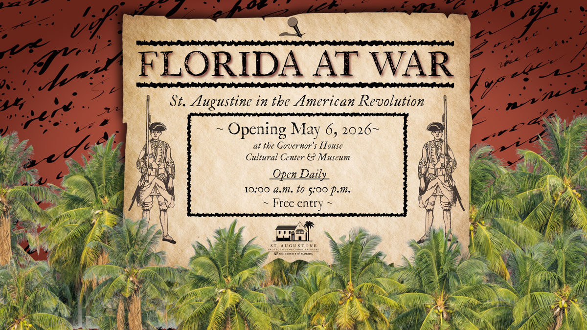 Governors House Florida at War Exhibit Poster