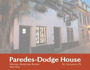 Parades Dodge House Historic Structure Report Cover