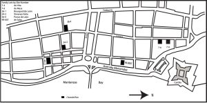 map of historic locations in st augustine